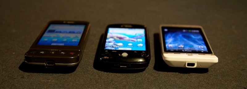 Illustration for article titled HTC Android Family Portraits: G1, myTouch 3G and Hero